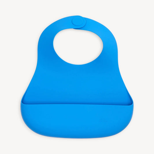 Magnetic Me Bibs Magnetic Me Magnetic Silicone Bib Marine Blue
