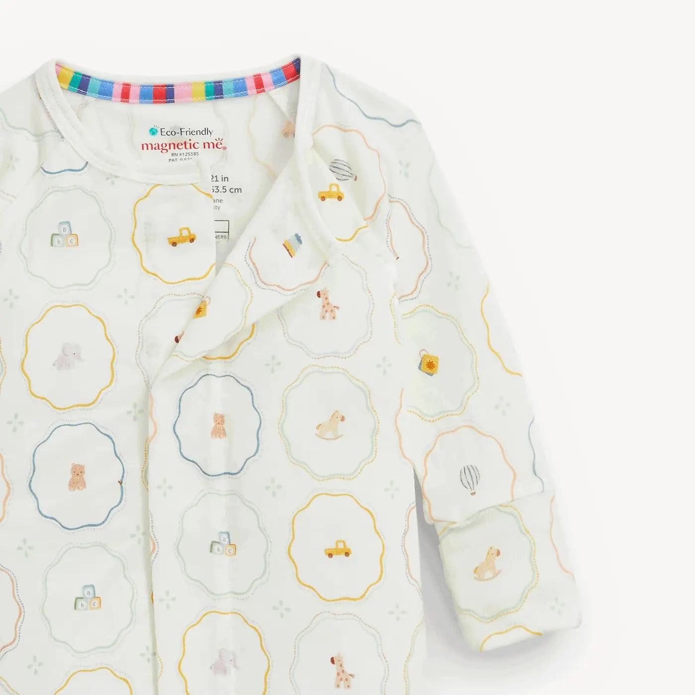 Magnetic Me Infant Sleepwear Unisex Magnetic Me Nursery Magic Magnetic Modal Convertible Coverall