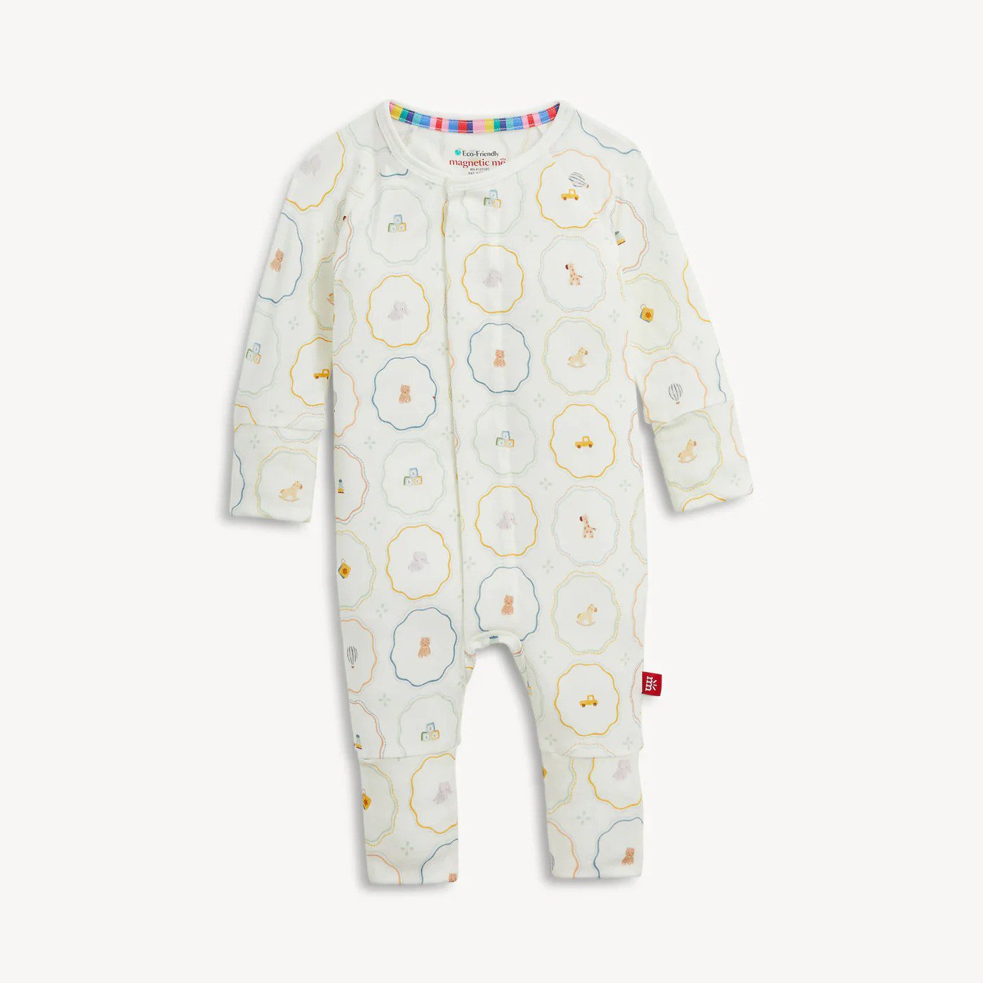 Magnetic Me Infant Sleepwear Unisex Magnetic Me Nursery Magic Magnetic Modal Convertible Coverall