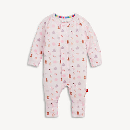 Magnetic MeMagnetic Me Nursery Nostalgia Pink Magnetic Modal Convertible CoverallBabysupermarket