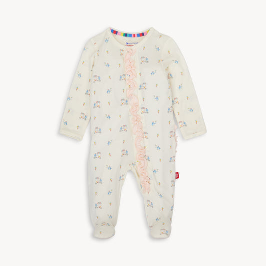 Magnetic Me Penguin Pints Modal Footie W/Ruffle