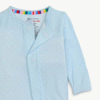 Magnetic Me Boys Apparel / Sleepwear / Infants Magnetic Me Pin Dot Blue Footie