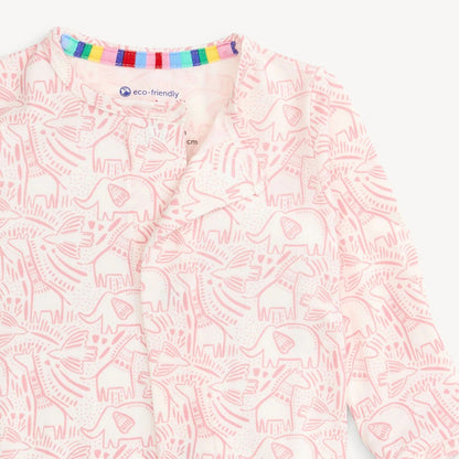 Magnetic Me Girls Apparel / Sleepwear / Infant Magnetic Me Pink Herds Of A Feather Modal Magnetic Me Footie