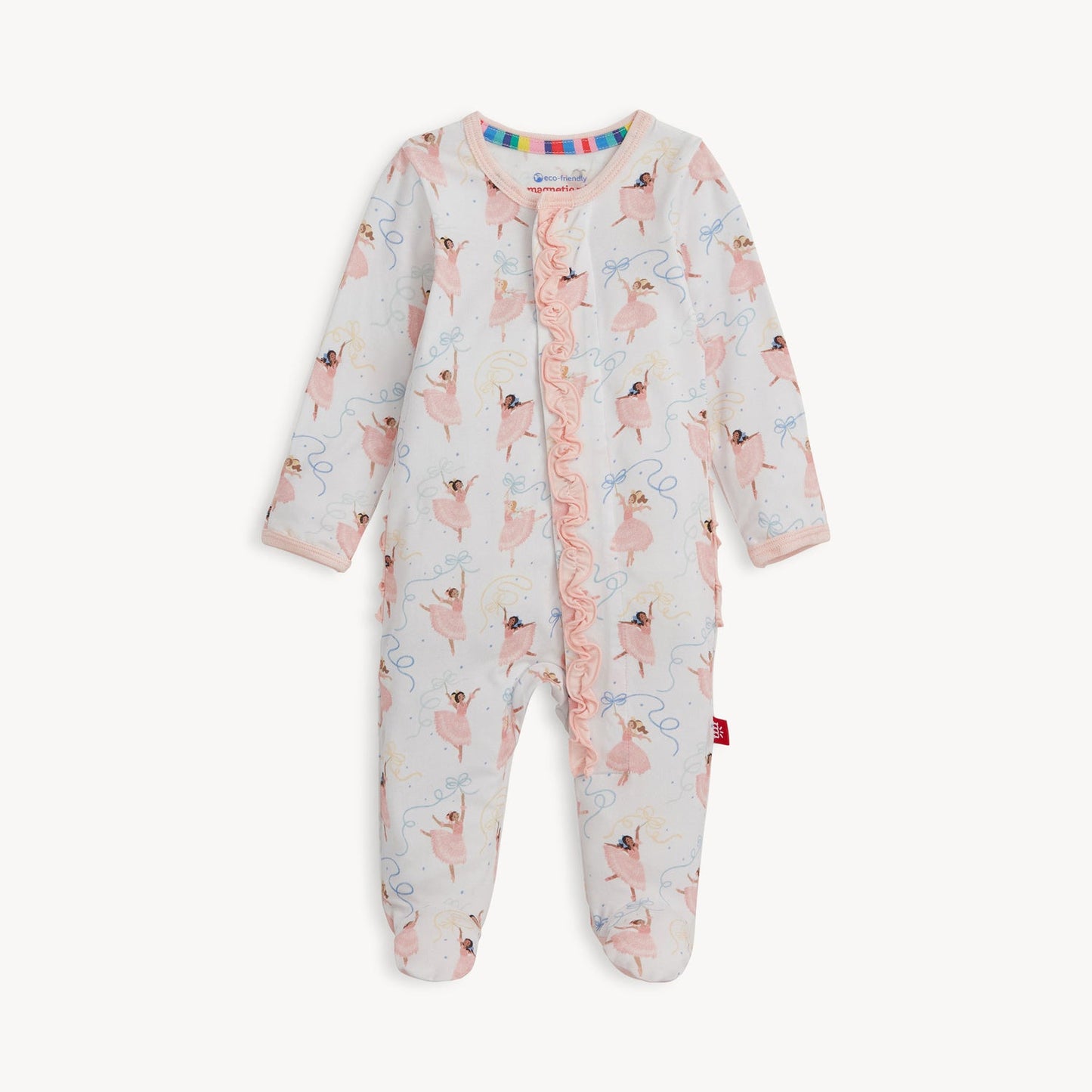 Magnetic Me Girls Apparel / Sleepwear / Infant Magnetic Me Pretty Plies Magnetic Footie w/Ruffle