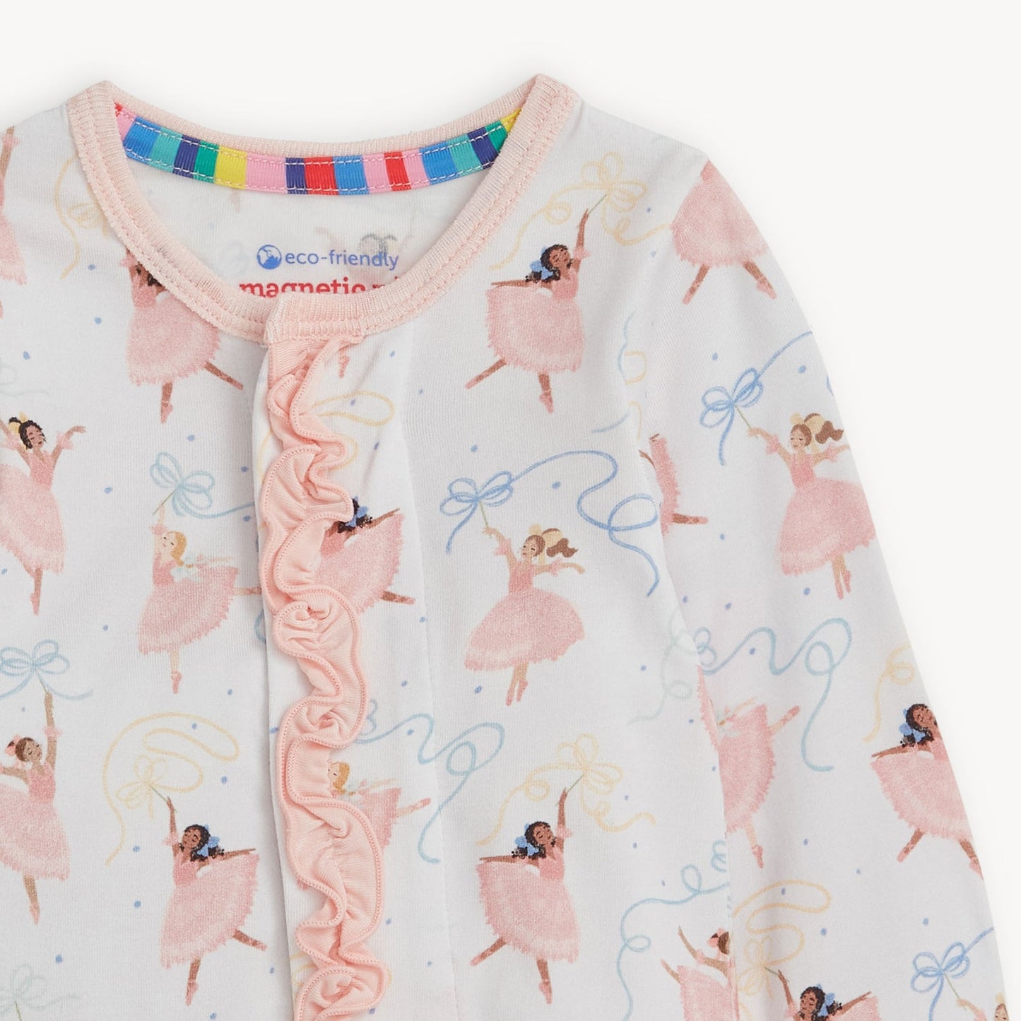 Magnetic Me Girls Apparel / Sleepwear / Infant Magnetic Me Pretty Plies Magnetic Footie w/Ruffle