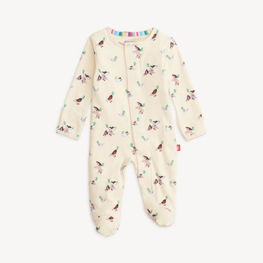 Magnetic Me Quack Me Up Organic Cotton Magnetic Footie