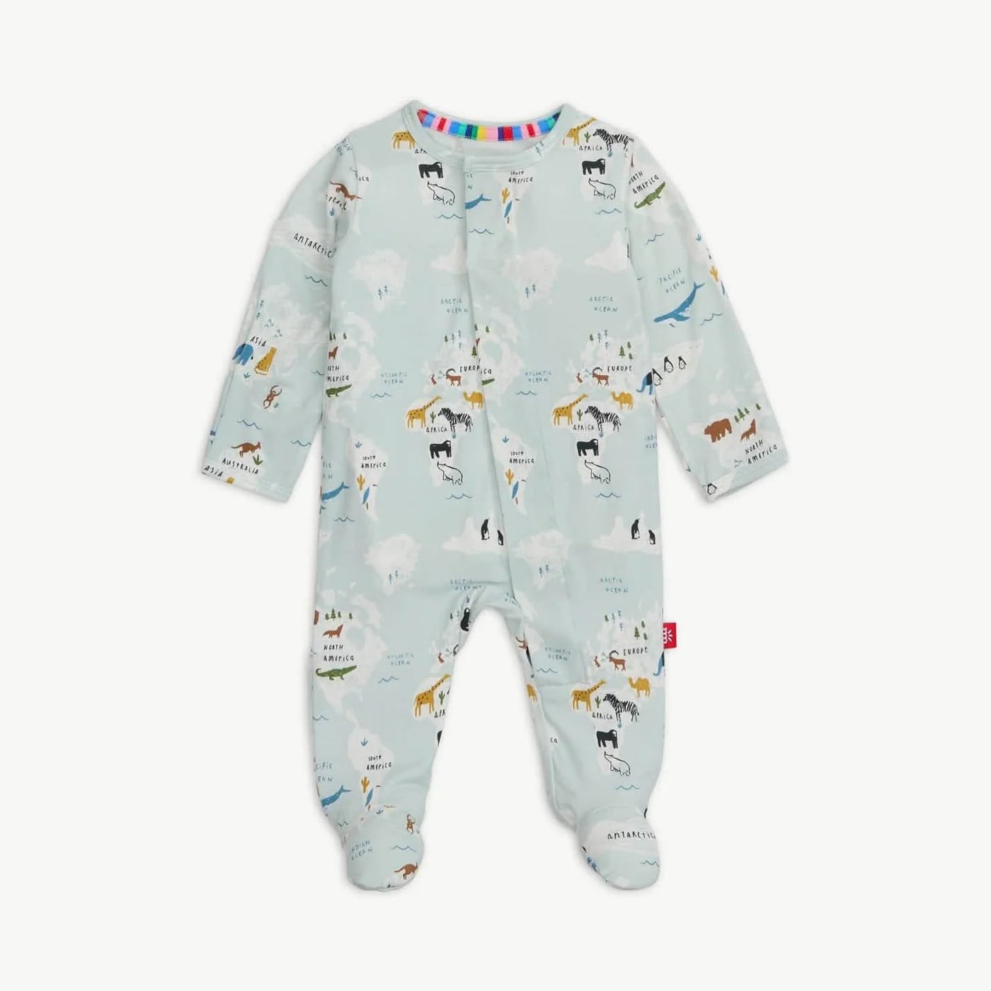 Magnetic Me Boys Apparel / Sleepwear / Infants Magnetic Me Sea The World Modal Magnetic Footie