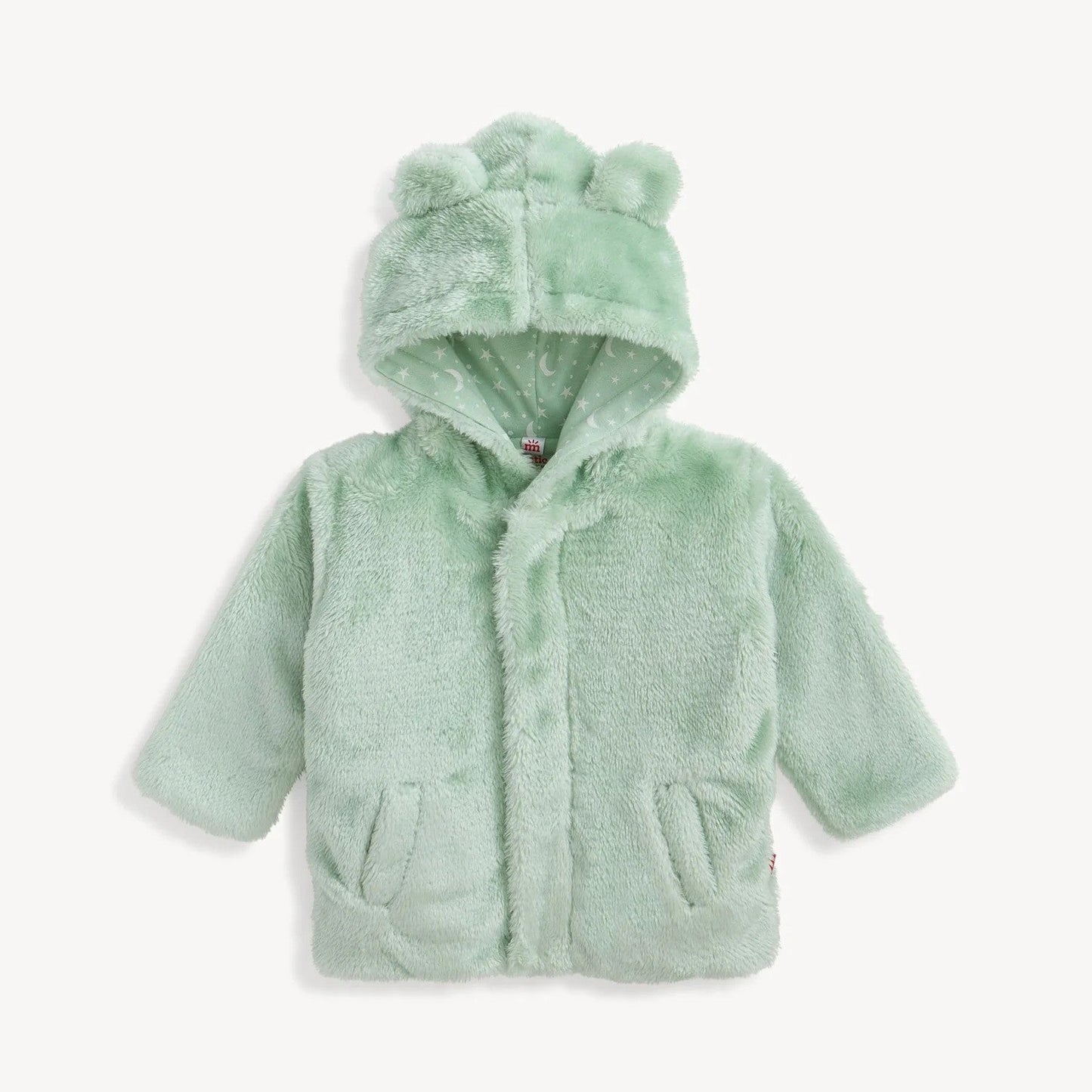 Magnetic Me Boys Apparel / Outerwear / Toddler Magnetic Me Soft Spruce Minky Magnetic Bear Jacket