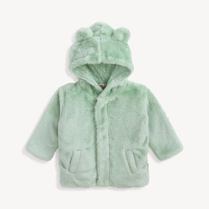 Magnetic Me Boys Apparel / Outerwear / Toddler Magnetic Me Soft Spruce Minky Magnetic Bear Jacket