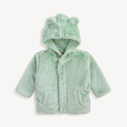 Magnetic Me Boys Apparel / Outerwear / Toddler Magnetic Me Soft Spruce Minky Magnetic Bear Jacket