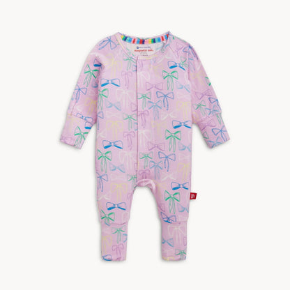 Magnetic Me Girls Apparel / Sleepwear / Infant Magnetic Me Take A Bow Magnetic Modal Convertible Coverall