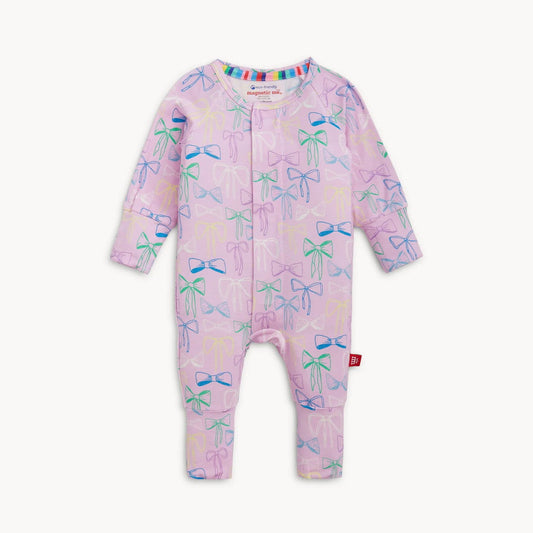 Magnetic Me Girls Apparel / Sleepwear / Infant Magnetic Me Take A Bow Magnetic Modal Convertible Coverall
