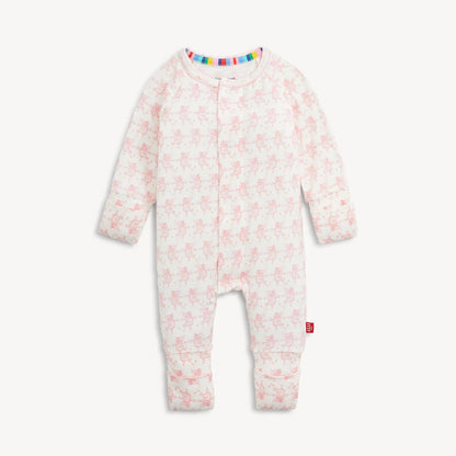 Magnetic Me Girls Apparel / Sleepwear / Infant Magnetic Me Trunkettes Pink Magnetic Modal Convertible Coverall