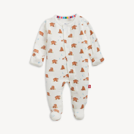 Magnetic Me Baby & Toddler Sleepwear Magnetic Me Wildly Loved Magnetic Modal Footie