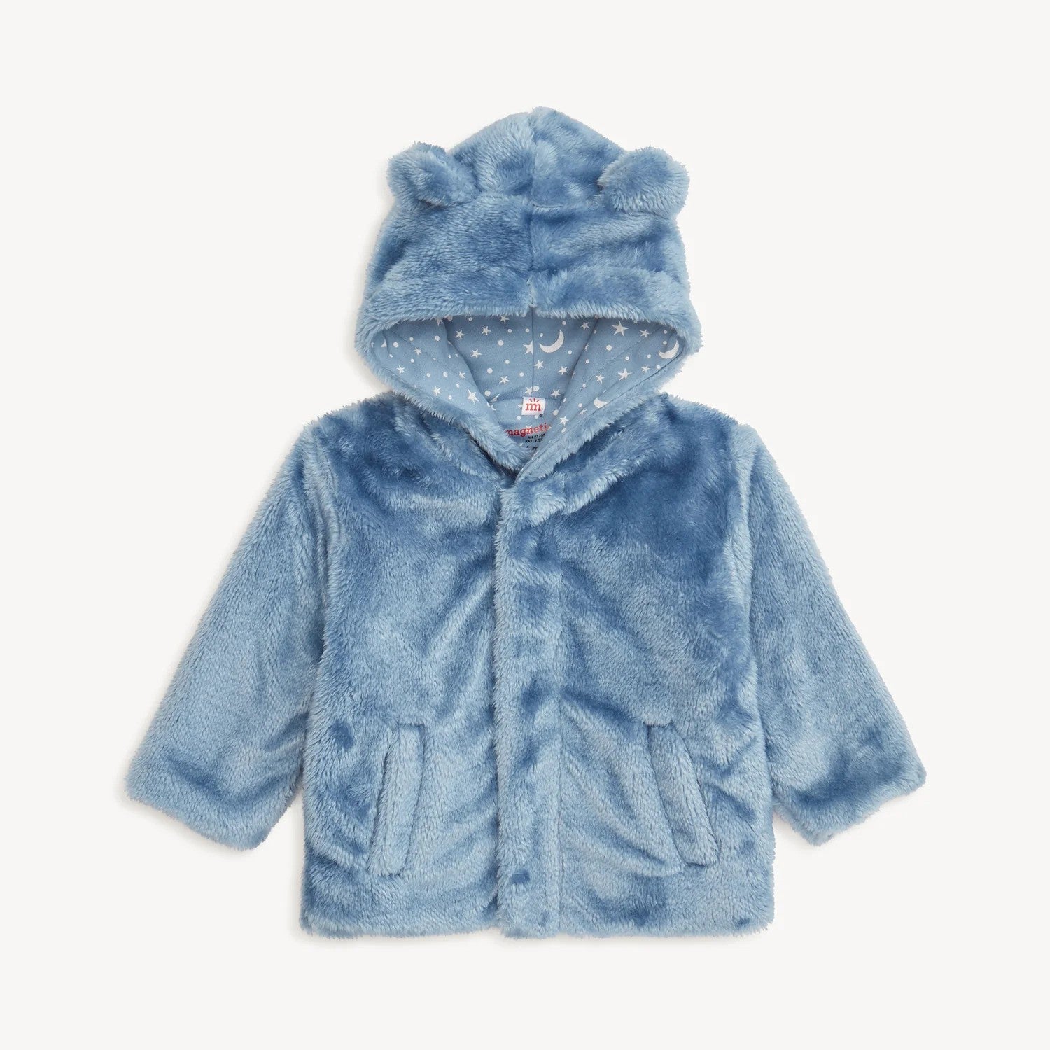 Magnetic Me Boys Apparel / Outerwear / Toddler Magnetic Me Winter Sky Minky Magnetic Bear Jacket