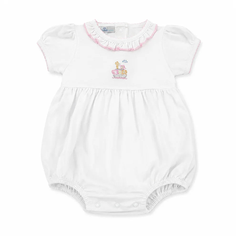 Magnolia Baby Infant Girl Pink / 3 Mo Magnolia Baby Girls Noah's Ark Bubble