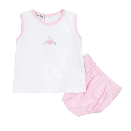 Magnolia Baby My First Sailboat Embroidered Girls Diaper Cover Set babysupermarket