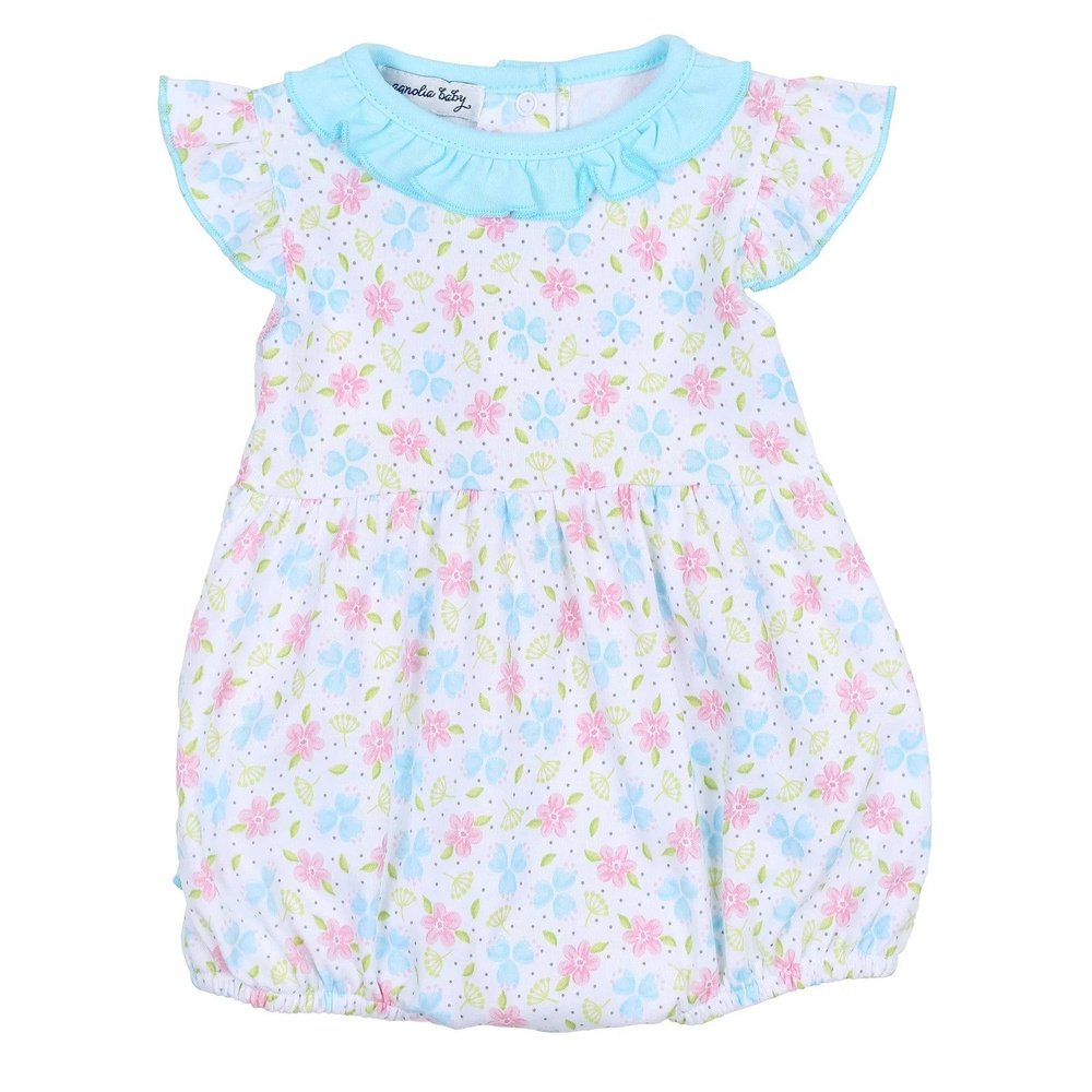 Magnolia Baby Natalie's Classics Printed Ruffle Flutters Bubble