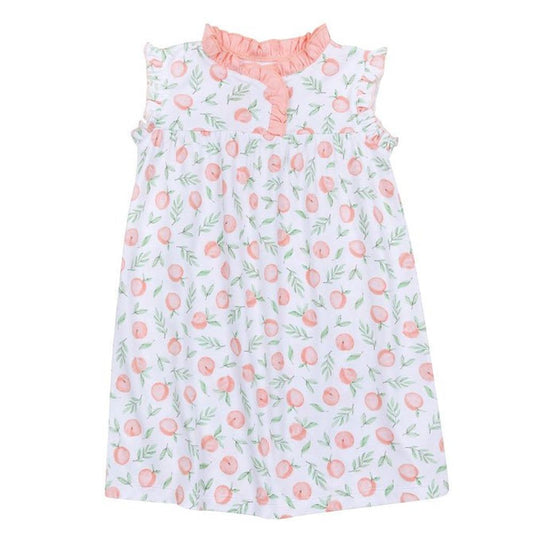 Magnolia Baby Summer Peaches Girls Flutters Nightdress babysupermarket