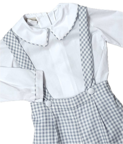 Marco & Lizzy Marco & Lizzy Winter Meadows Collection Boys Short Set