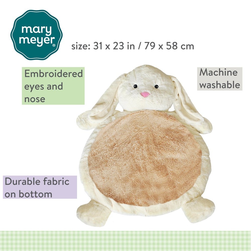 Mary Meyer Infant Baby Play Mat Cream Bunny