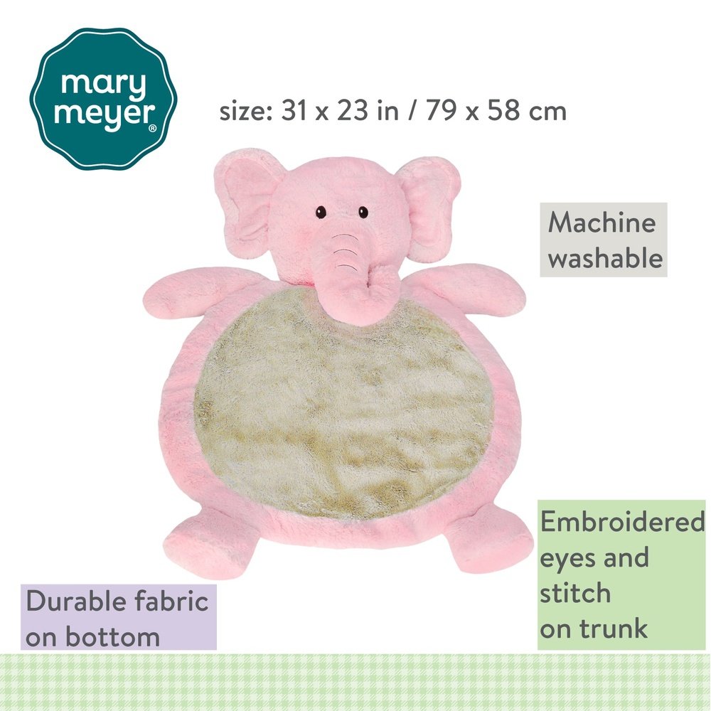 Mary Meyer Infant Baby Play Mat Pink Elephant