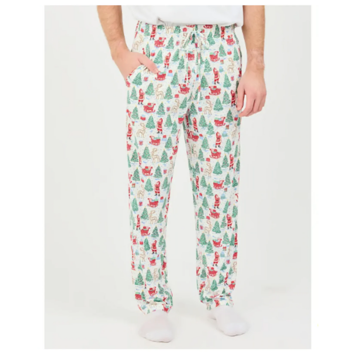 Mary Square Tidings Toile / X-Small Mary Square Adult Pajama Pant - Tidings Toile