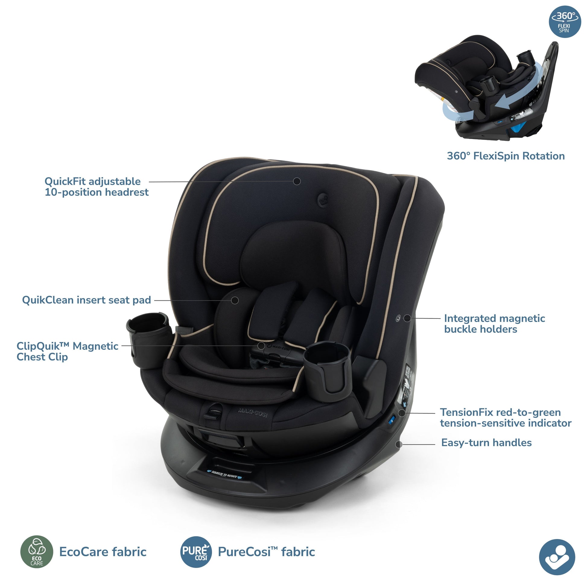Maxi-Cosi Car Seats - Convertible Maxi-Cosi Andi 360 Rotating All-in-One Convertible Car Seat
