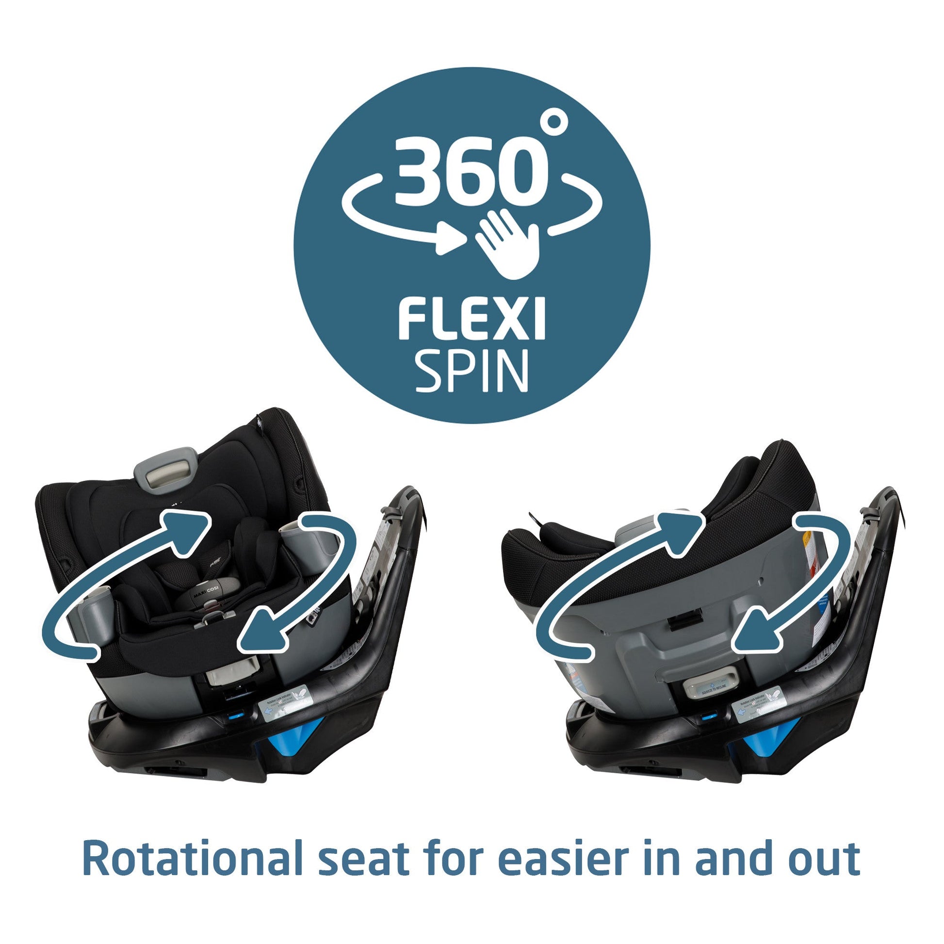 maxi-cosi convertible car seat 360 Maxi Cosi Emme 360 Rotating All-in-One Convertible Car Seat Navy Wonder