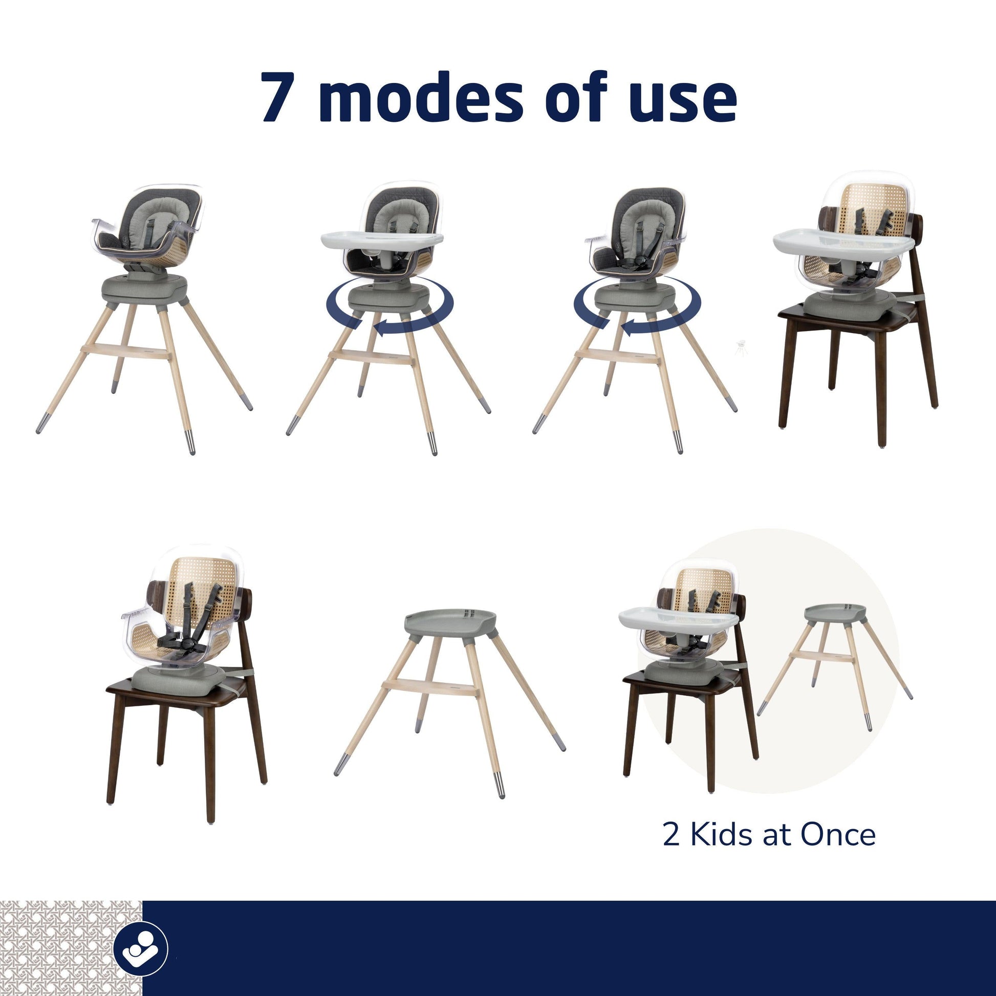 Maxi-Cosi High Chairs Maxi-Cosi Kindred Kiskadee 360° Rotating High Chair