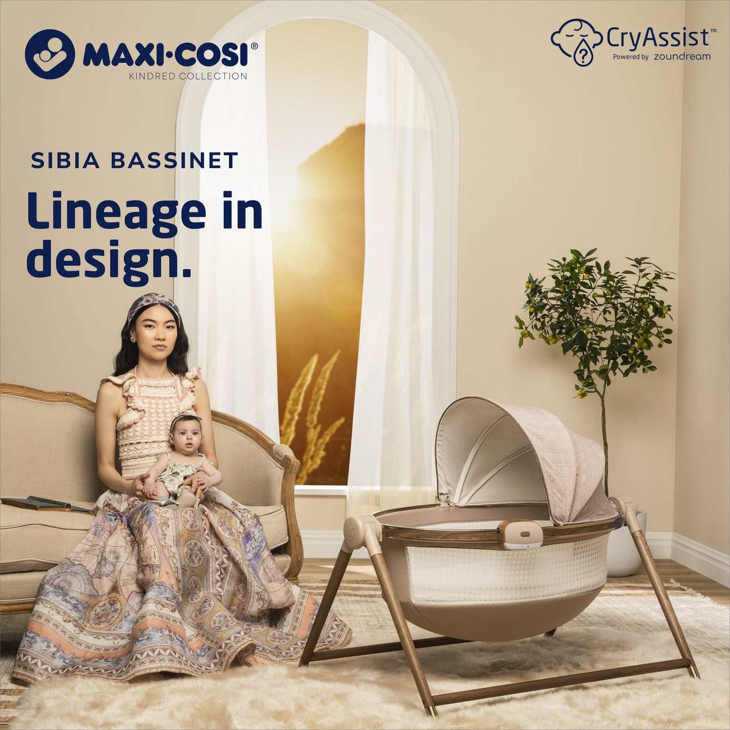 Maxi-Cosi Bassinets Maxi-Cosi Kindred Sibia Bassinet