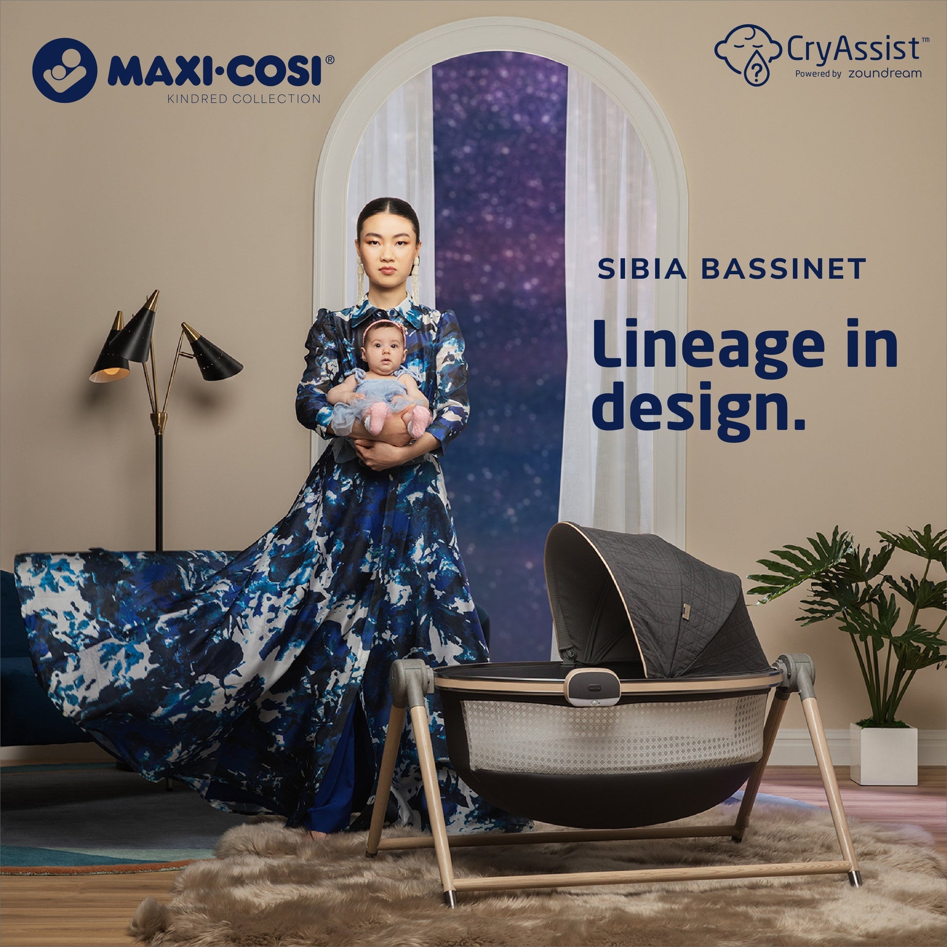 Maxi-Cosi Bassinets Maxi-Cosi Kindred Sibia Bassinet