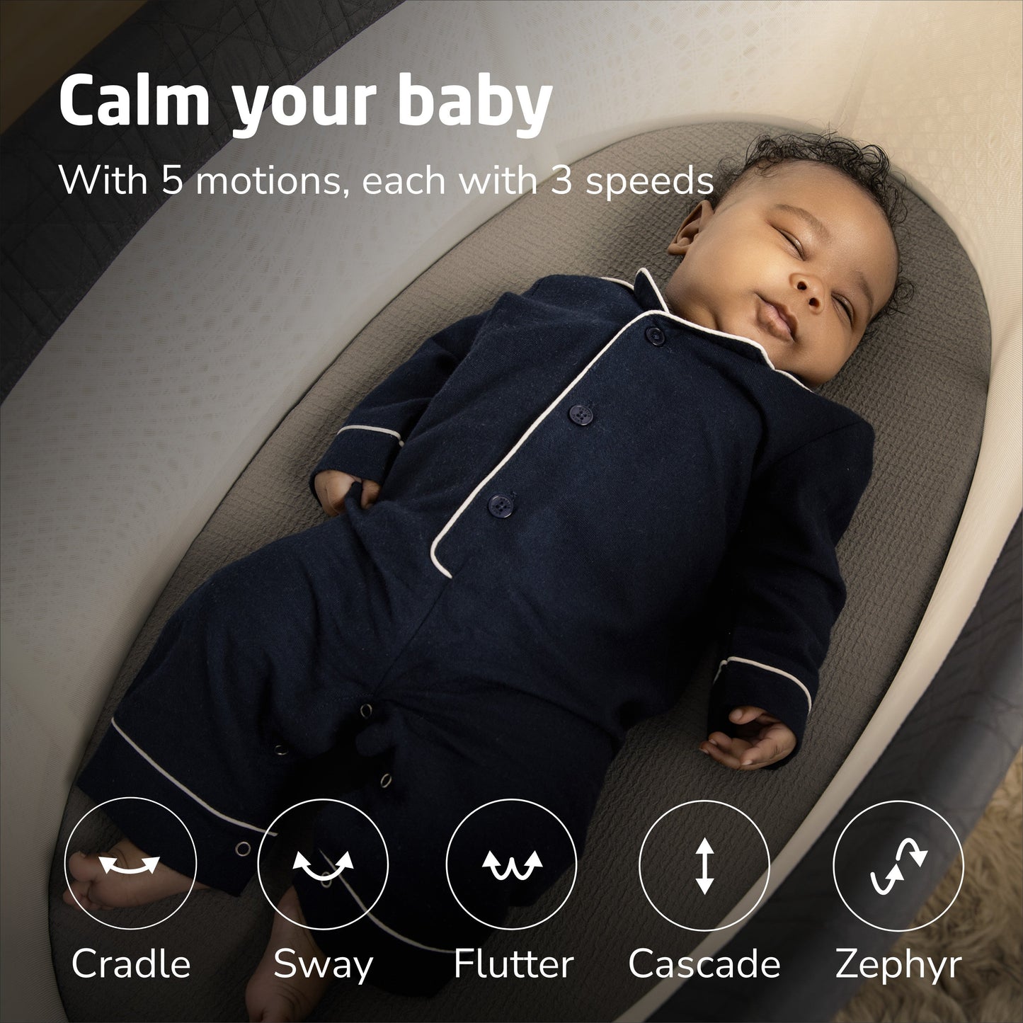 Maxi-Cosi Bassinets Maxi-Cosi Kindred Starling Smart Bassinet