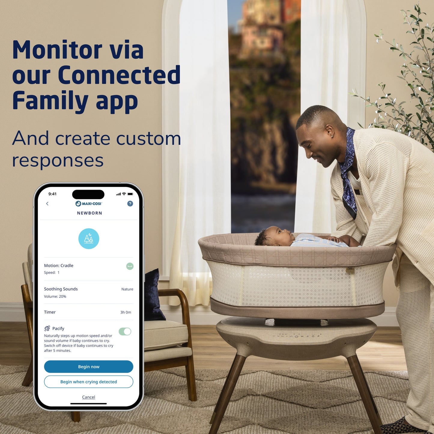 Maxi-CosiMaxi-Cosi Kindred Starling Smart BassinetBabysupermarket
