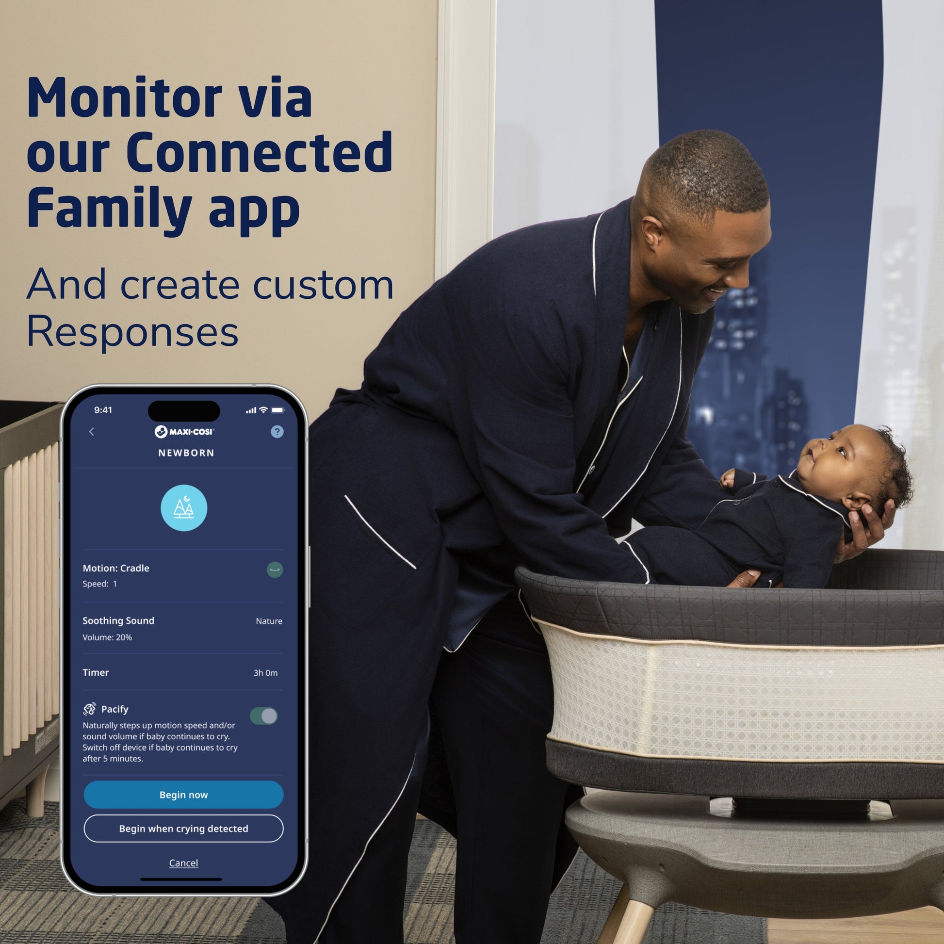 Maxi-CosiMaxi-Cosi Kindred Starling Smart BassinetBabysupermarket