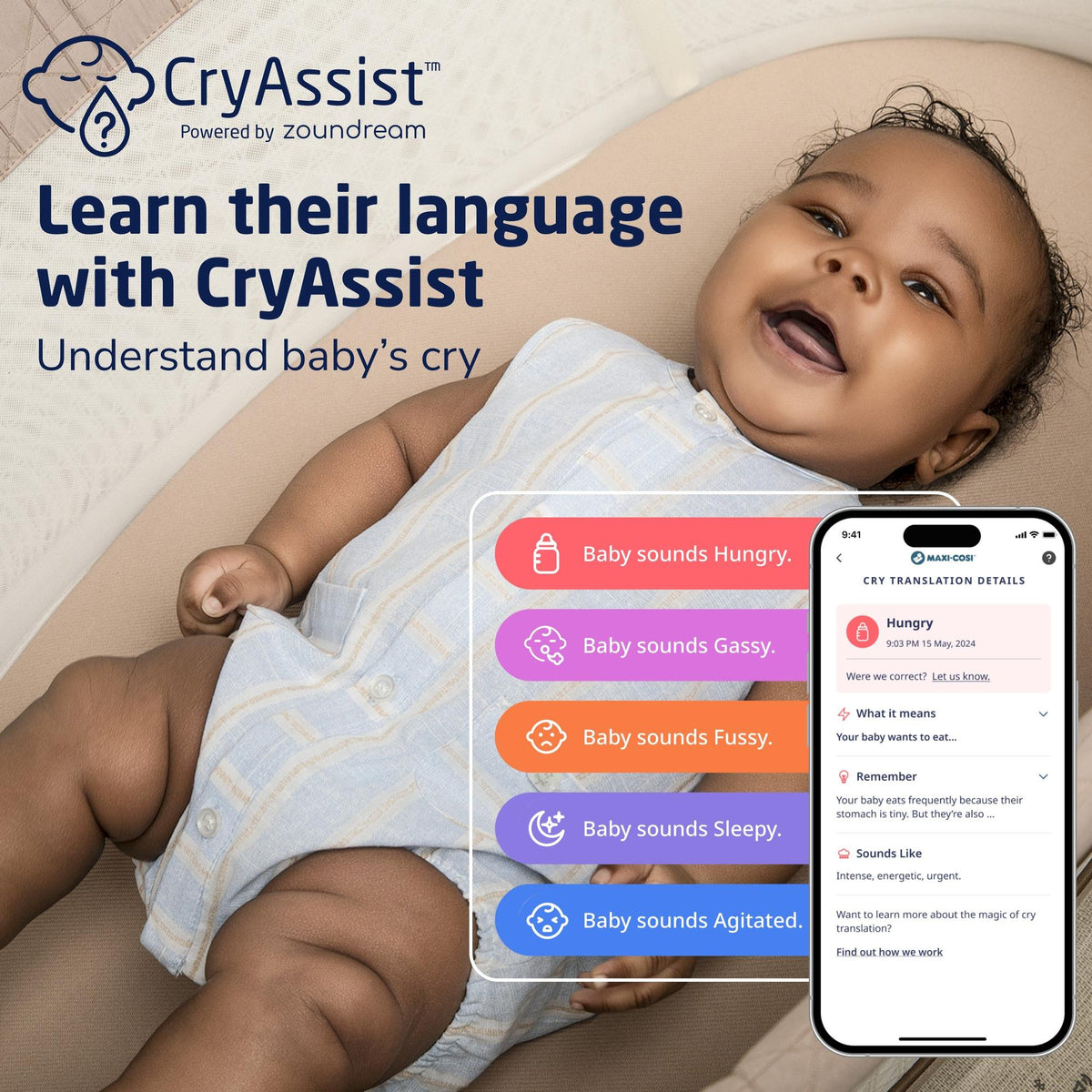 Maxi-CosiMaxi-Cosi Kindred Starling Smart BassinetBabysupermarket