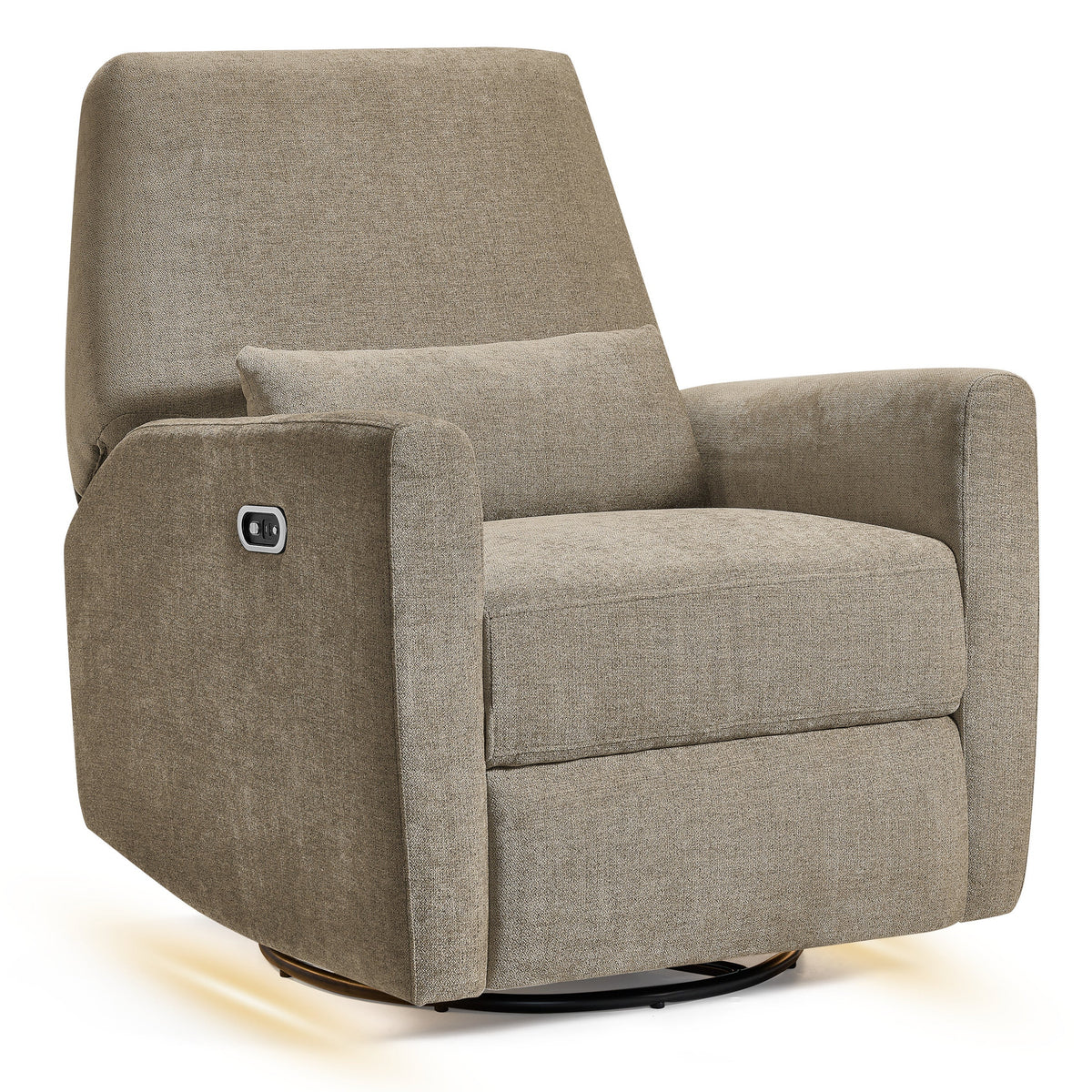 Maxi-Cosi Nursery Gliders & Rockers Walnut Maxi-Cosi Nursery Ansel Swivel Glider & Power Recliner with Nightlight