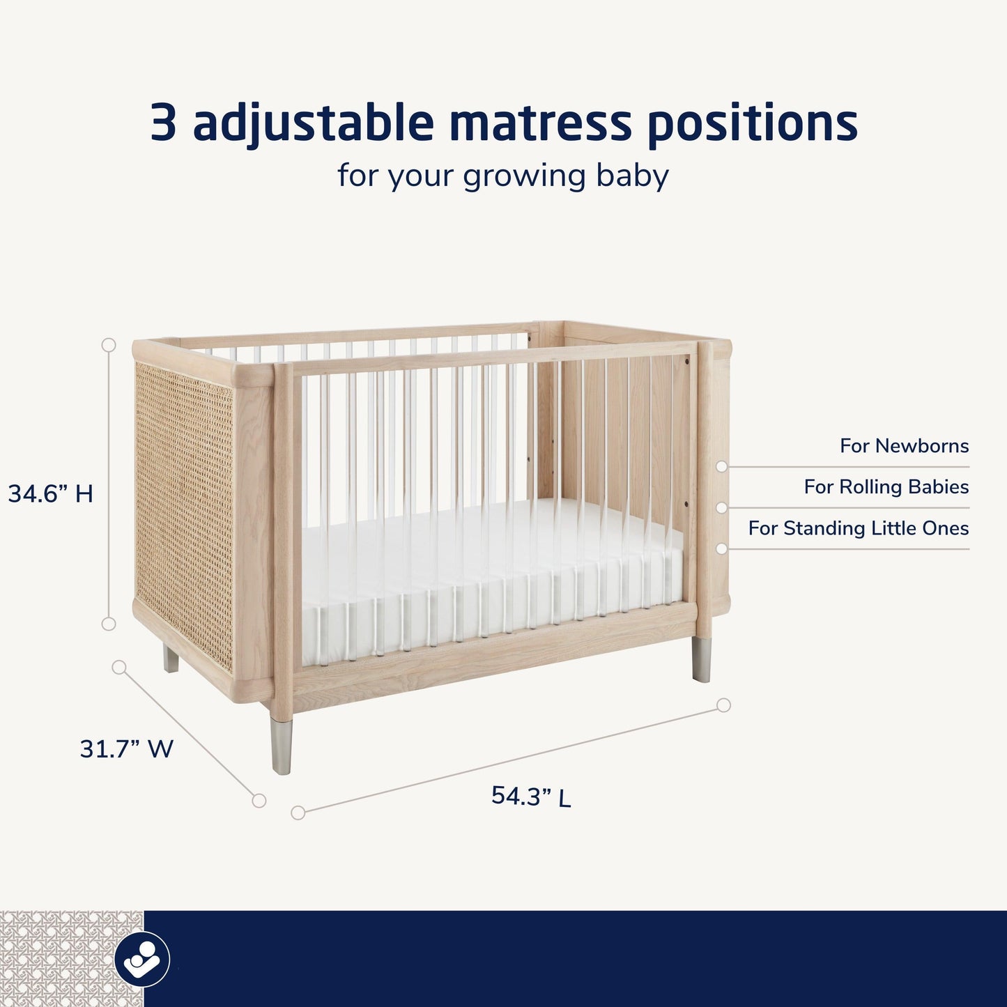 Maxi-Cosi NurseryMaxi-Cosi Nursery Brisa 4-in-1 Convertible Crib with Toddler Bed/Daybed Conversion KitBabysupermarket