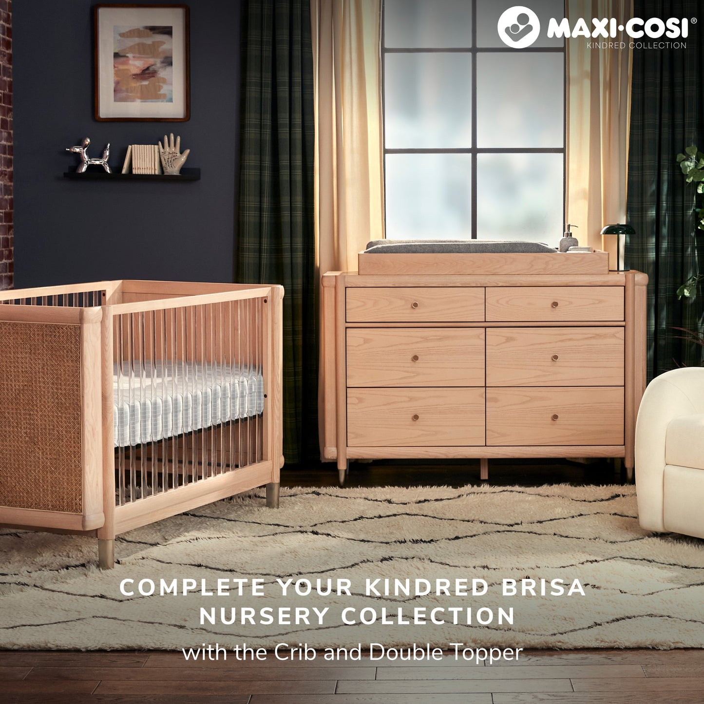 Maxi-Cosi Nursery Dressers Onyx Heritage Maxi-Cosi Nursery Brisa 6-Drawer Dresser