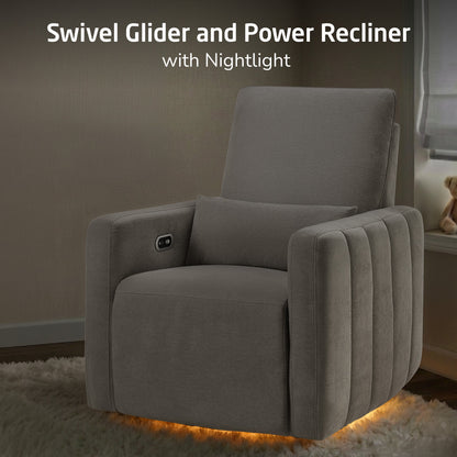 Maxi-Cosi NurseryMaxi-Cosi Nursery Dorian Swivel Glider & Power Recliner with NightlightBabysupermarket