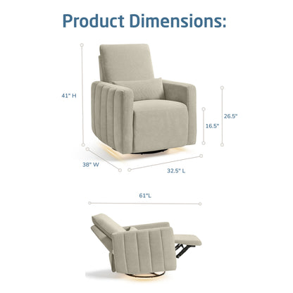 Maxi-Cosi NurseryMaxi-Cosi Nursery Dorian Swivel Glider & Power Recliner with NightlightBabysupermarket