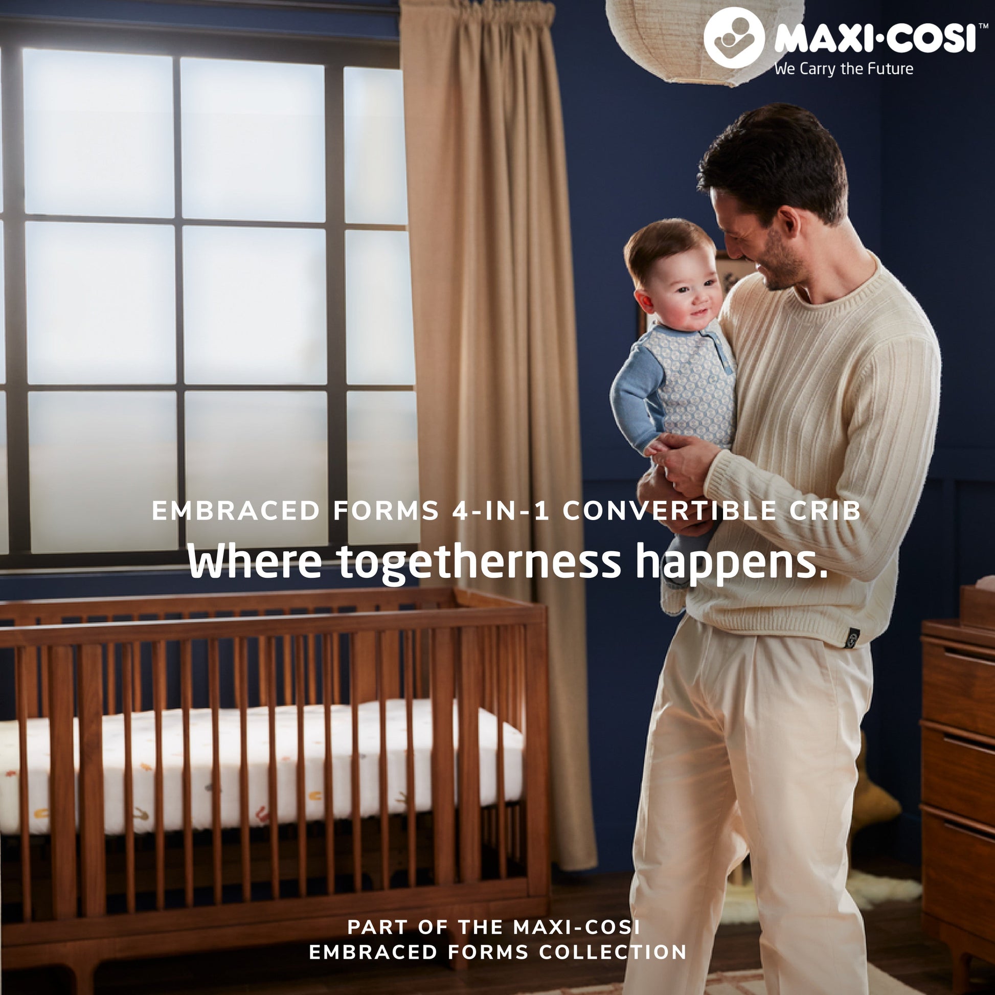 Maxi-Cosi NurseryMaxi-Cosi Nursery Embraced Forms 4-in-1 Convertible CribBabysupermarket