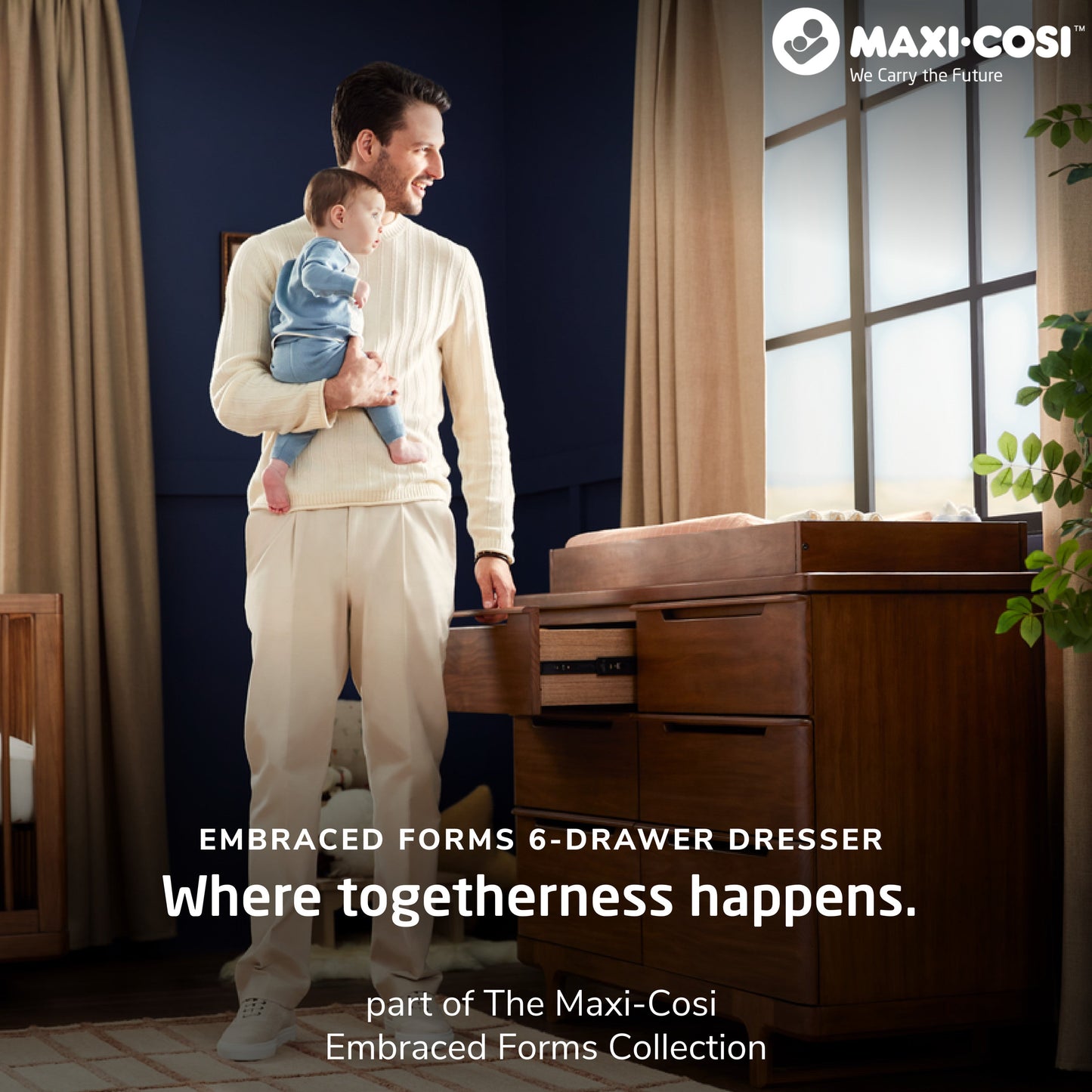 Maxi-Cosi NurseryMaxi-Cosi Nursery Embraced Forms 6-Drawer DresserBabysupermarket