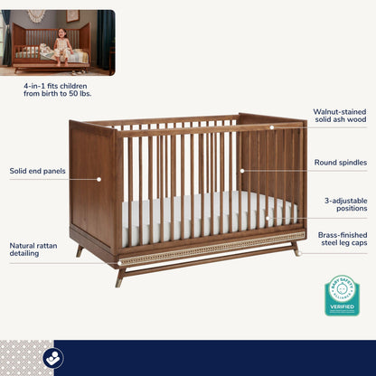 Maxi-Cosi NurseryMaxi-Cosi Nursery Everheart 4-in-1 Convertible Crib with Toddler Bed/Daybed Conversion KitBabysupermarket