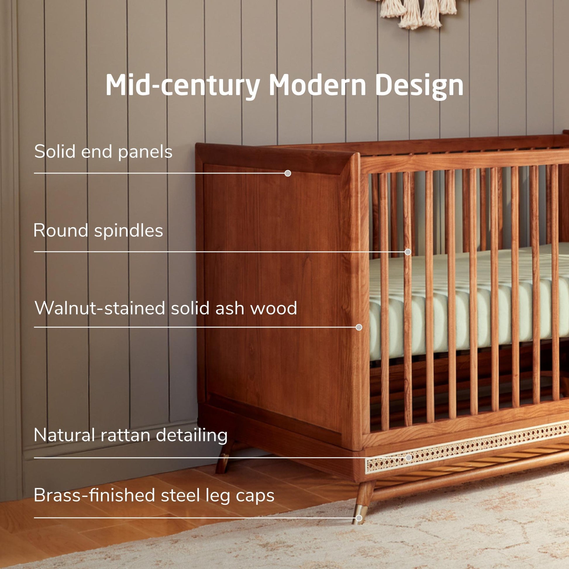 Maxi-Cosi NurseryMaxi-Cosi Nursery Everheart 4-in-1 Convertible Crib with Toddler Bed/Daybed Conversion KitBabysupermarket