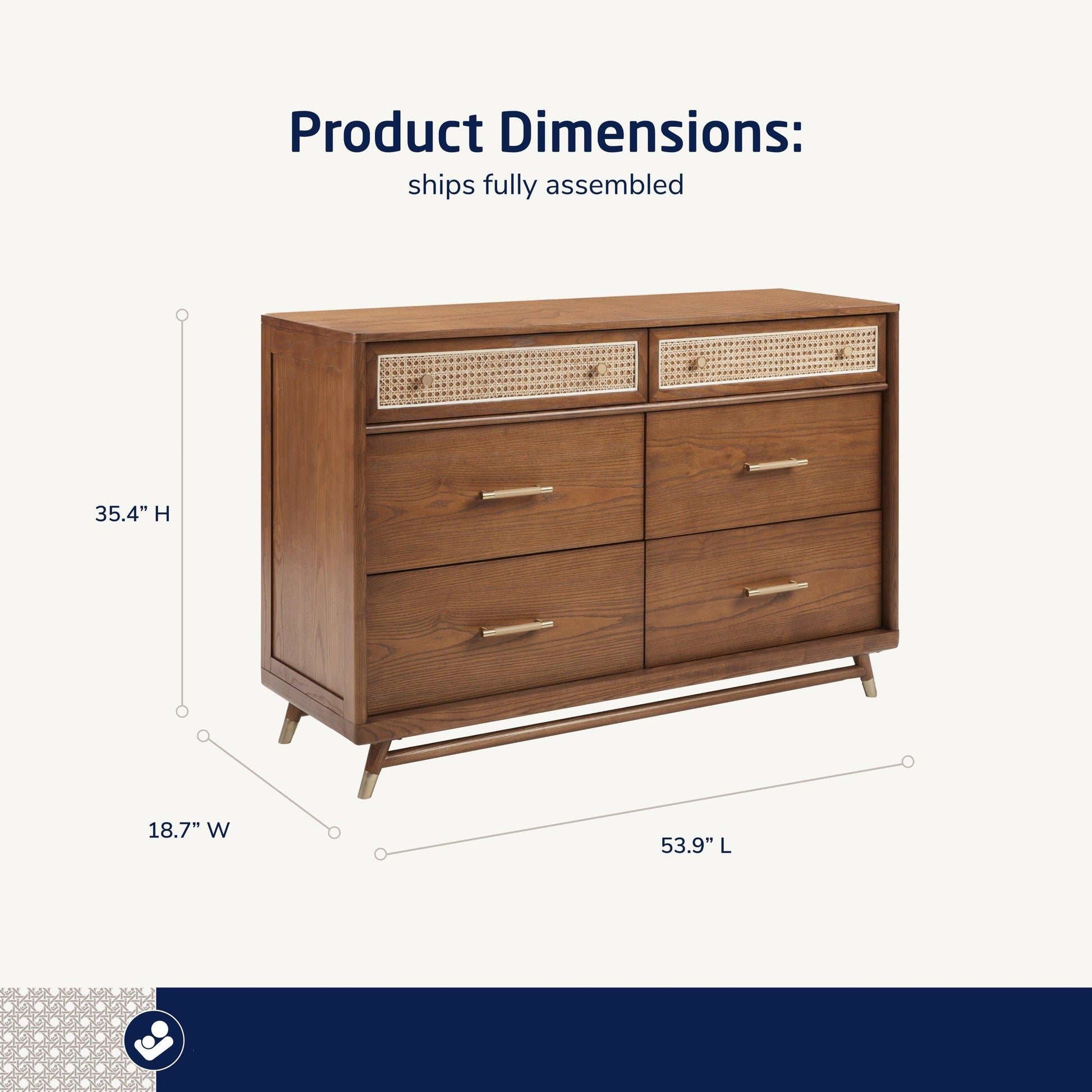 Maxi-Cosi NurseryMaxi-Cosi Nursery Everheart 6-Drawer DresserBabysupermarket