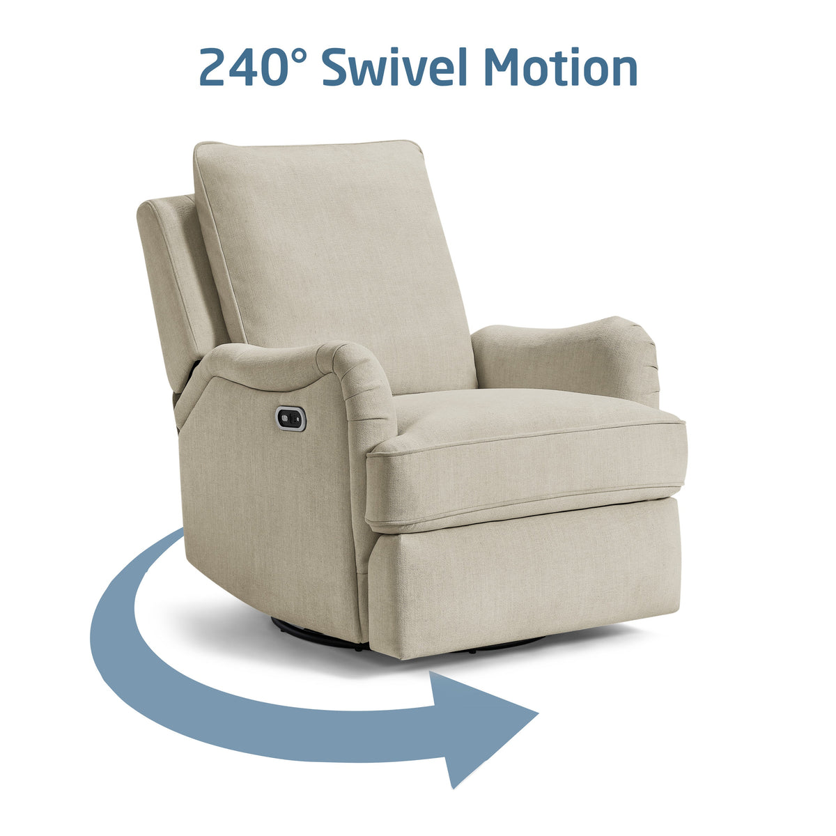 Maxi-Cosi Nursery Gliders & Rockers Maxi-Cosi Nursery Lindon Swivel Glider & Power Recliner