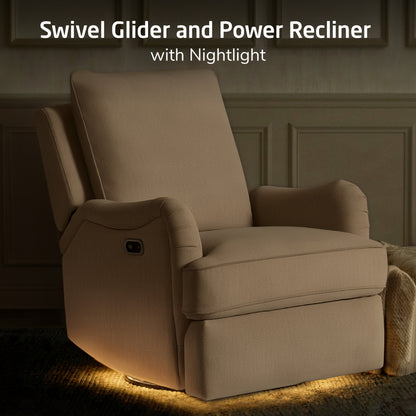 Maxi-Cosi Nursery Gliders & Rockers Maxi-Cosi Nursery Lindon Swivel Glider & Power Recliner