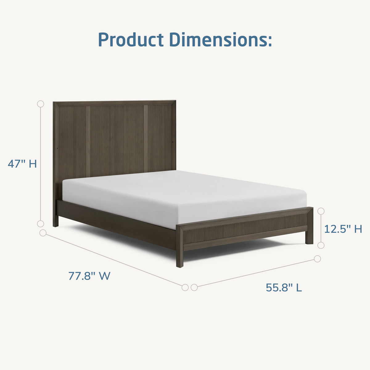 Maxi-Cosi Nursery Conversion Kits Greige Wash Stain Maxi-Cosi Nursery Reid Full Bed Conversion Kit