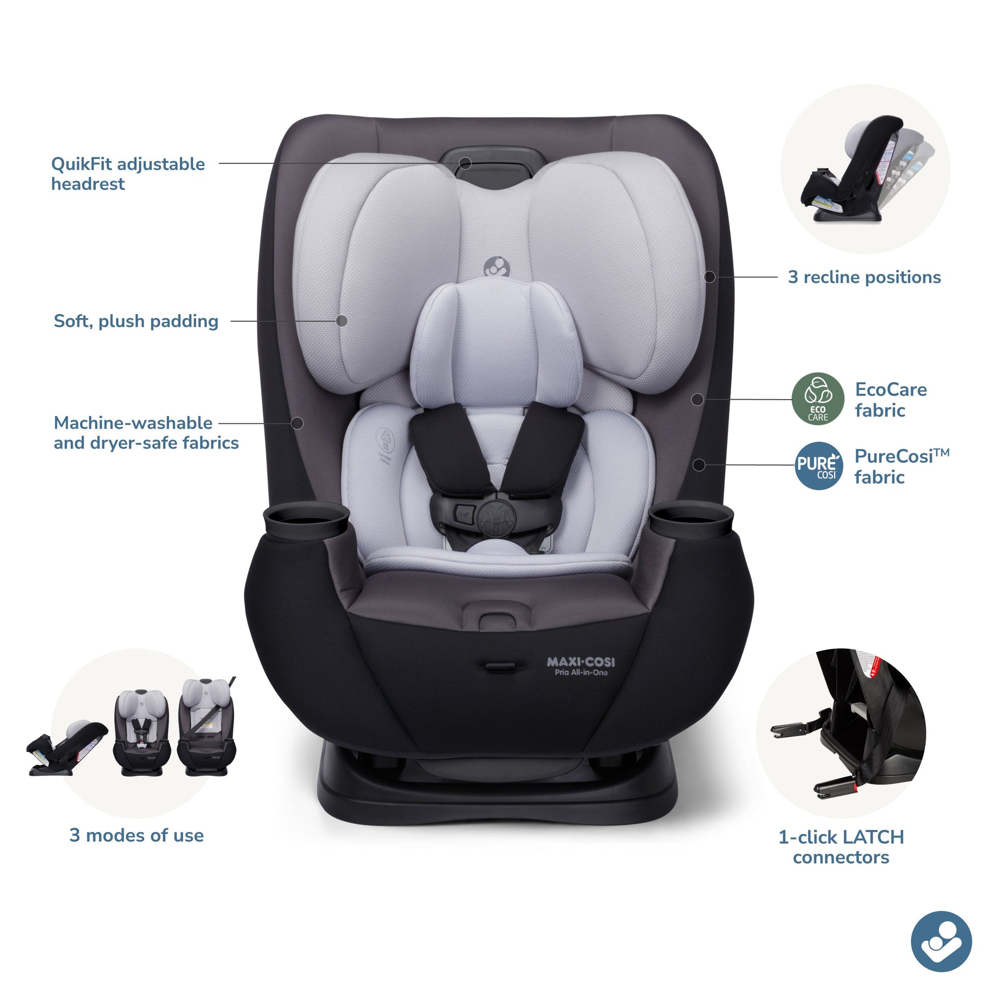 Maxi-Cosi Car Seats - Convertible Maxi-Cosi Pria All-in-One Convertible Car Seat